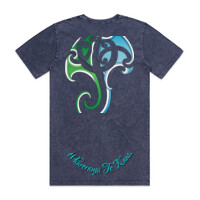 Wharerangi Te Kaute - Mens Stone Wash Staple Tee