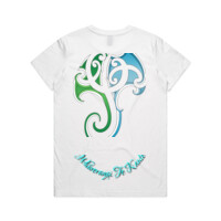 Wharerangi Te Kaute - Womens Maple Tee