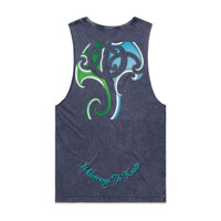 Wharerangi Te Kaute - Unisex Stone Wash Barnard Tank