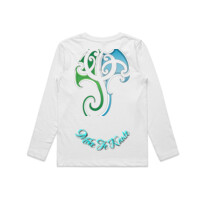 Moke Te Kaute - Kids Longsleeve Tee