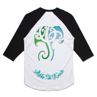 Moke Te Kaute - Unisex Raglan Tee