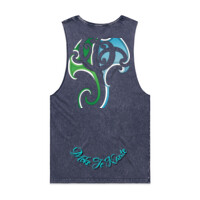 Moke Te Kaute - Unisex Stone Wash Barnard Tank